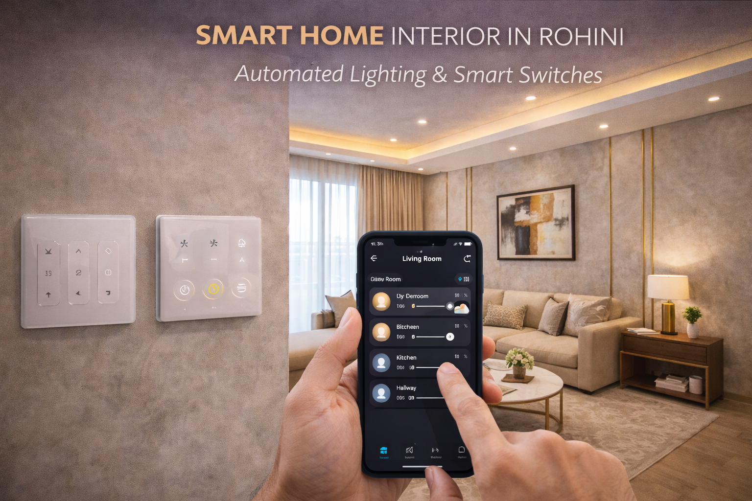 Home Automation Services in Rohini â€“ Smart Homes for Comfort, Safety & Control
